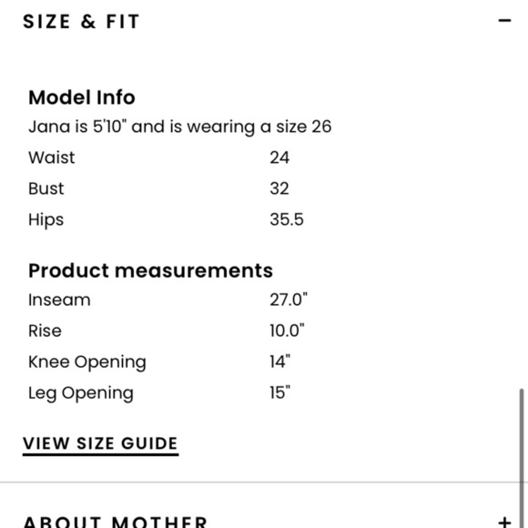 MOTHER SUPERIOR INSIDER CROP STEP CHEW IN DESTROYED BILLS HIRISE STRAIGHT LEG - Picture 6 of 16